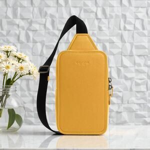 Coach Sullivan Pack in Honeycomb Yellow Leather CP207